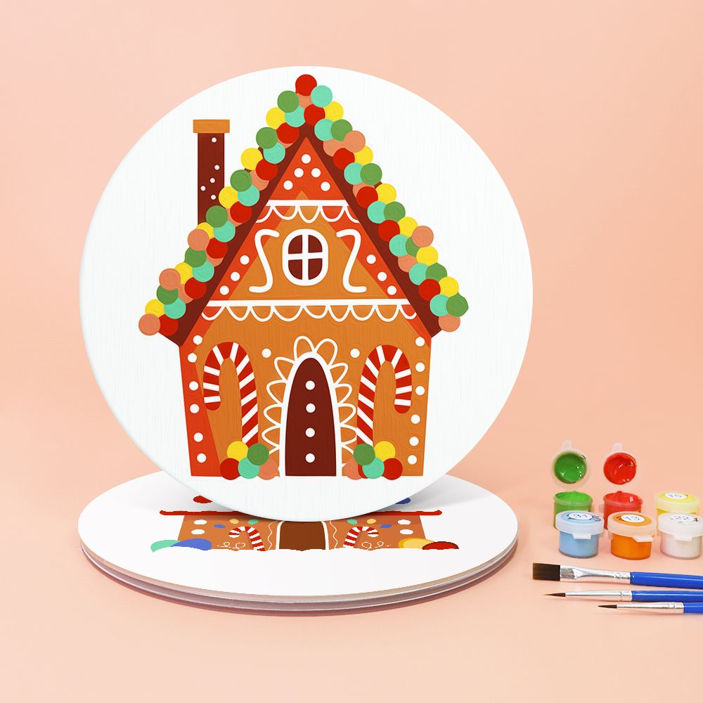 Schilderen op Nummer - 4 Placemats | Kerst set