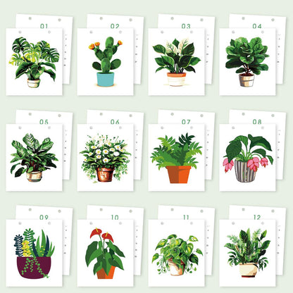 2027 Schilderen op Nummer Bureaukalender – Planten Editie