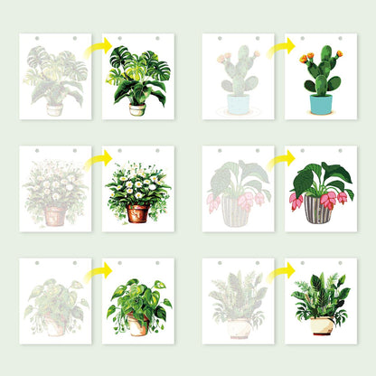 2027 Schilderen op Nummer Bureaukalender – Planten Editie