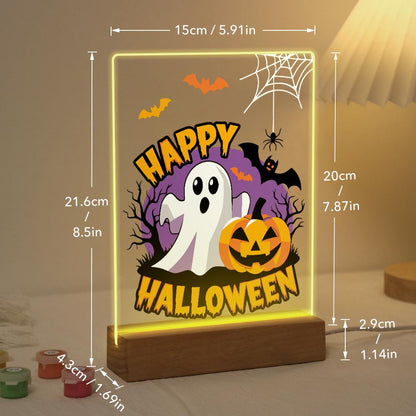 Schilder op Nummer Halloween Lamp - Fijne Halloween