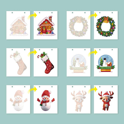 2026 Schilderen op Nummer Bureaukalender – Kerst Editie