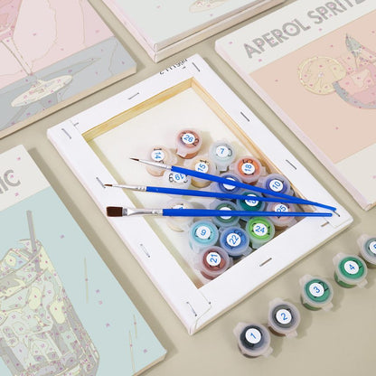 6 Mini Paintings | Cocktail Deluxe set