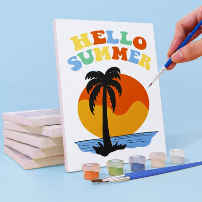 6 Mini Paintings | Zomer set