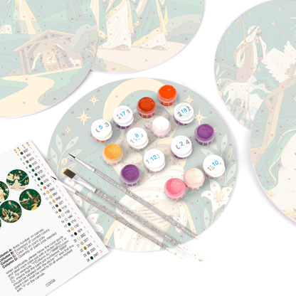 Schilder op Nummer Placemats – Eerste Ster Set