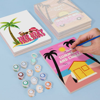 6 Mini Paintings | Zomer set