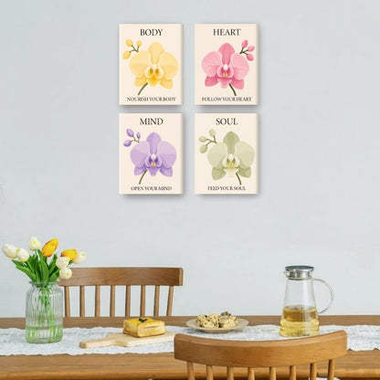4 Mini Paintings | Voed je Ziel Set