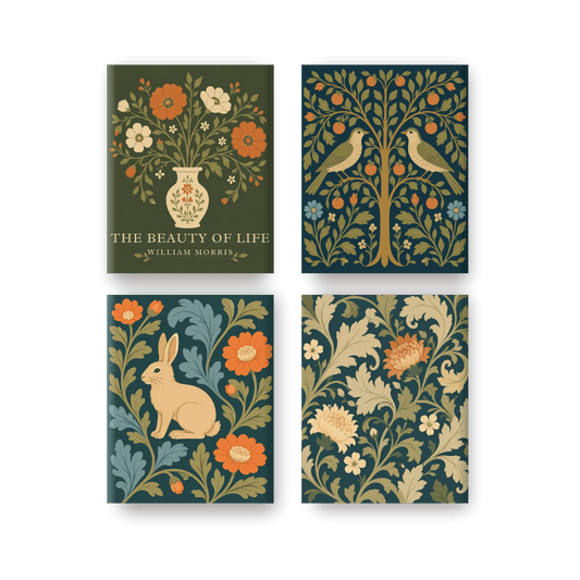 4 Mini Paintings | Tuin Tapijt Set