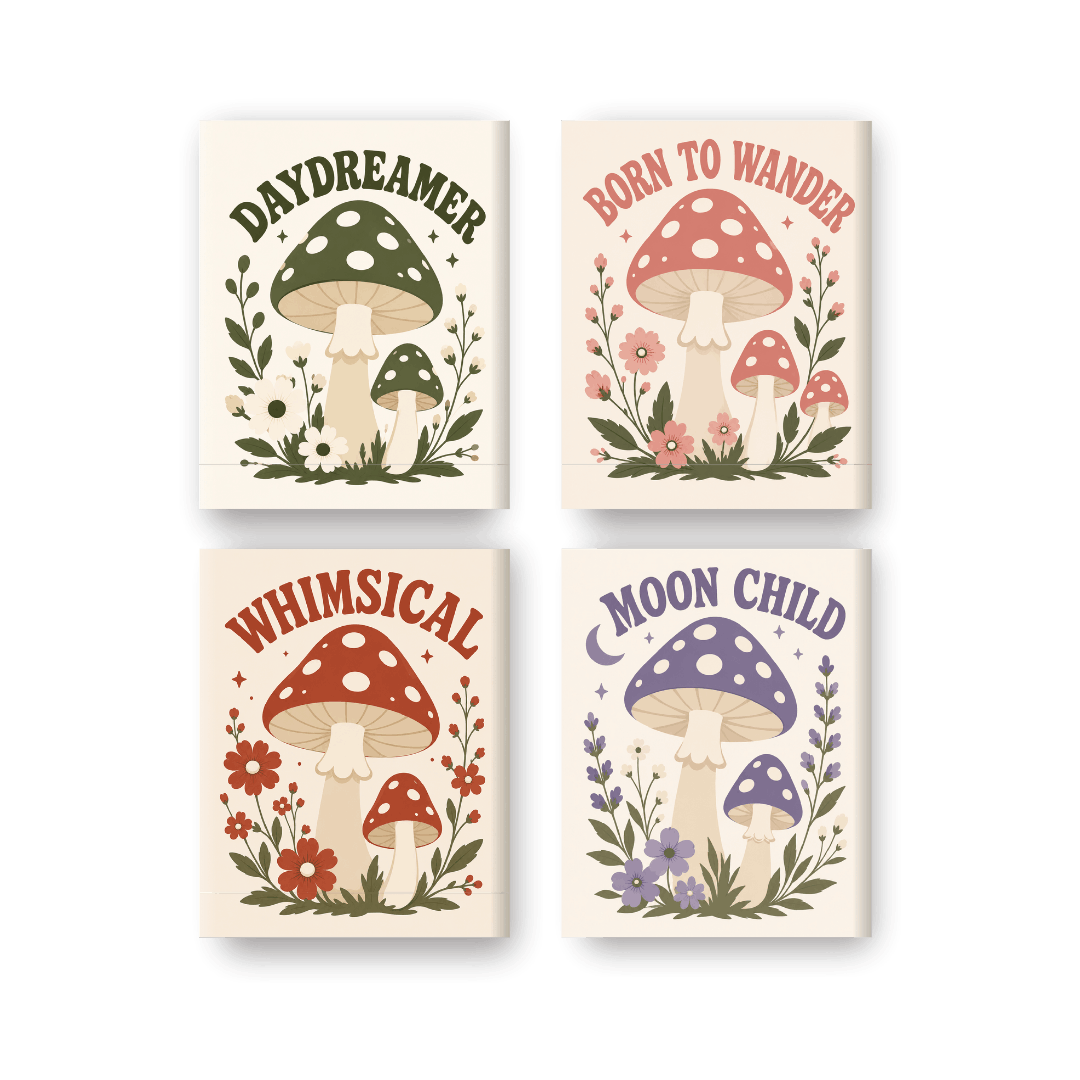 4 Mini Paintings | Dagdroom Set