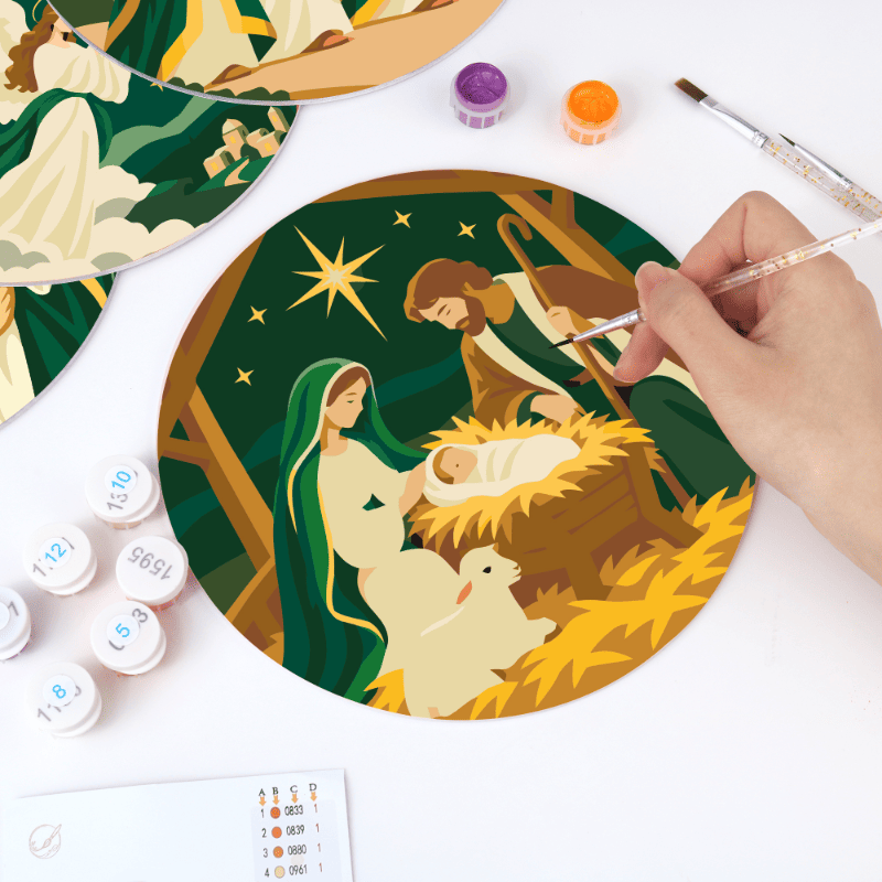 Schilder op Nummer Placemats – Eerste Ster Set