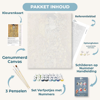 Portret van Adèle Bloch-Bauer I - Gustav Klimt