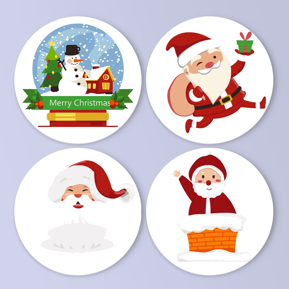 Schilder Op Nummers - Schilderen op Nummer - Kerst Placemats | 4 Stuks