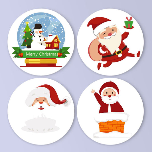 Schilder Op Nummers - Schilderen op Nummer - Kerst Placemats | 4 Stuks