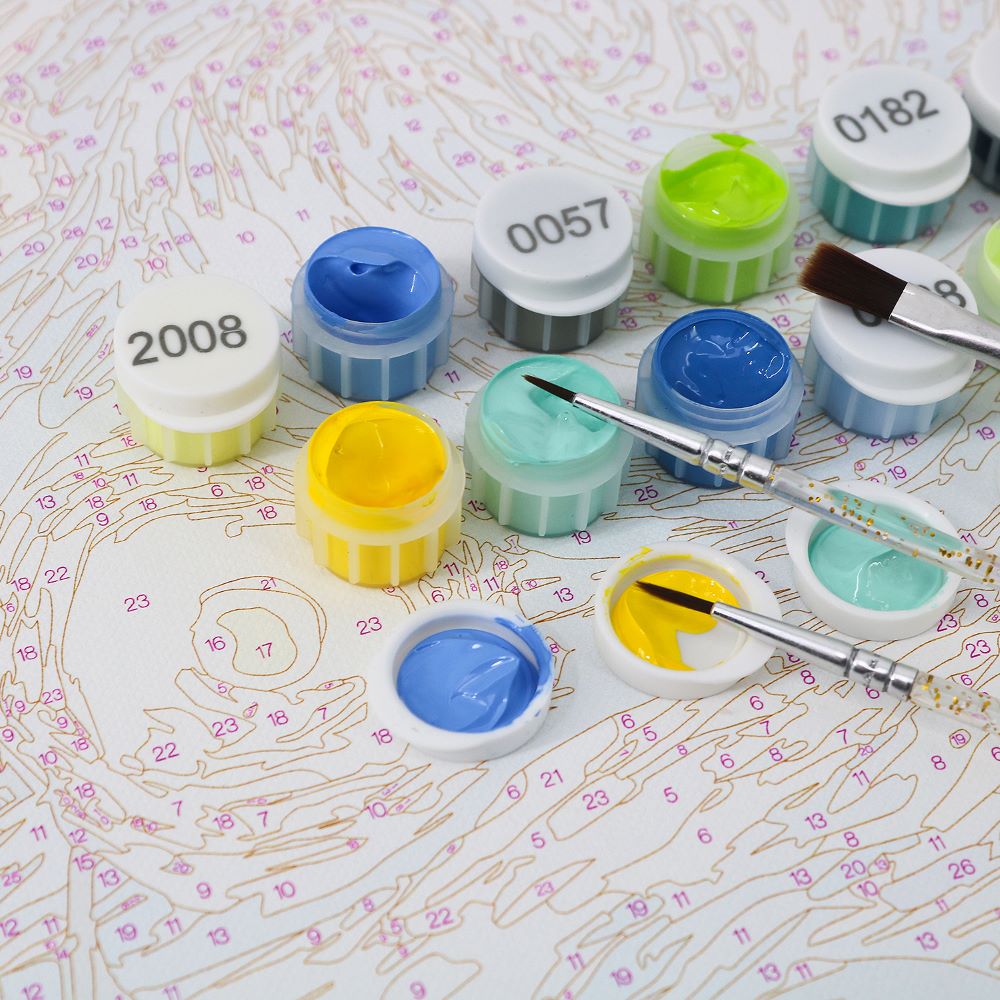 Extra Acrylverf Set – Schilderen op Nummers