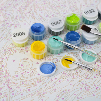 Extra Acrylverf Set – Schilderen op Nummers