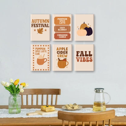 6 Mini Paintings | Herfstfestival Set
