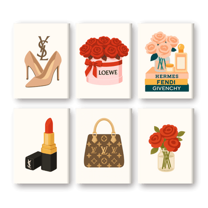 6 Mini Paintings | Merken Set