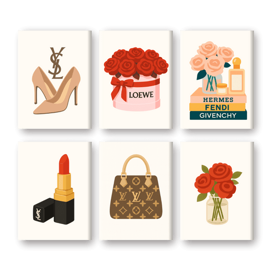 6 Mini Paintings | Merken Set