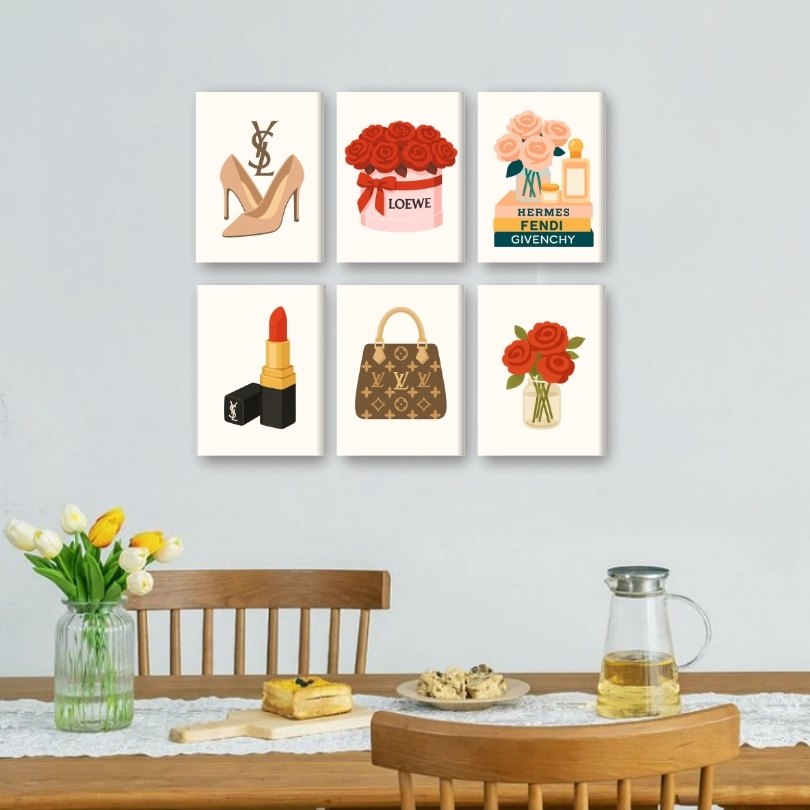 6 Mini Paintings | Merken Set