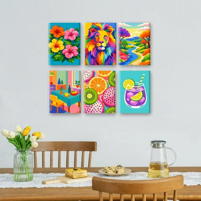 6 Mini Paintings | Kleurexplosie Set