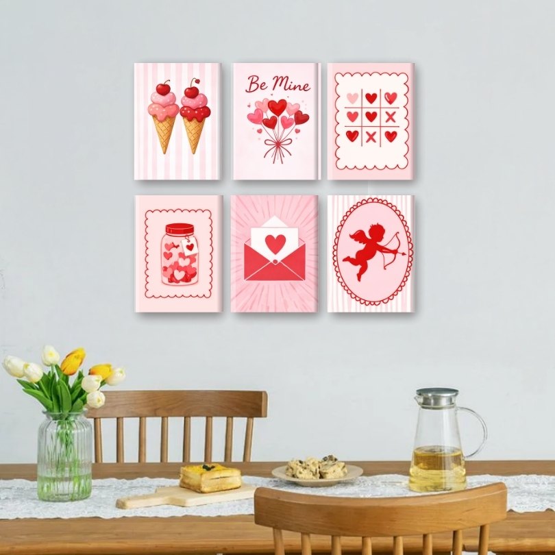 6 Mini Paintings | Cupido Set