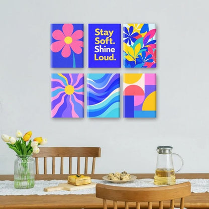 6 Mini Paintings | Kleur Pop Set