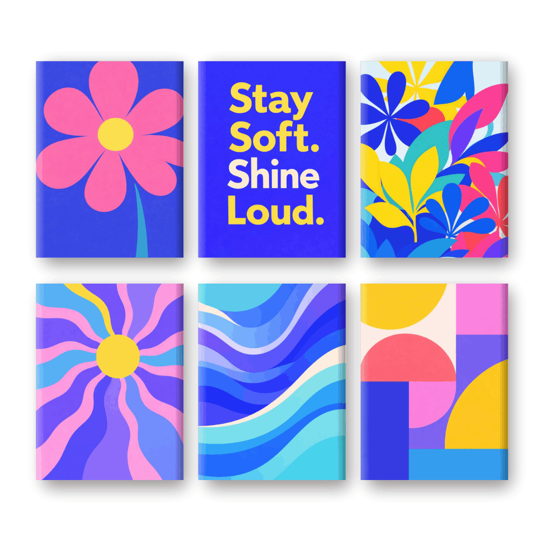 6 Mini Paintings | Kleur Pop Set- Schilderen op nummers