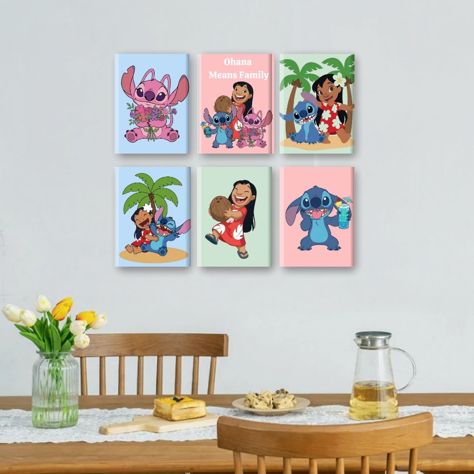 6 Mini Paintings | Ohana Set