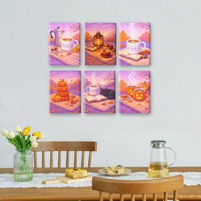 6 Mini Paintings | Pompoen Spice Picknick Set