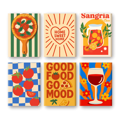 6 Mini Paintings | Sangria Set- Schilderen op nummers