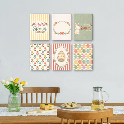 6 Mini Paintings | Lente & Pasen Set