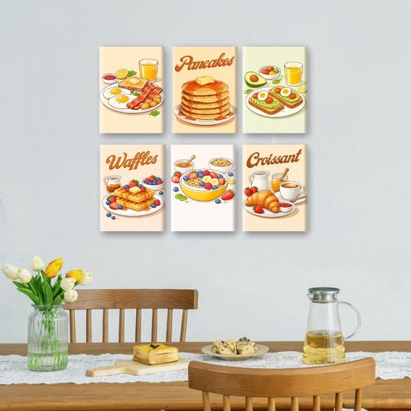 6 Mini Paintings | Zondagbrunch Set