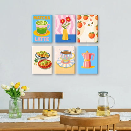 6 Mini Paintings | Zoete Dagen Set