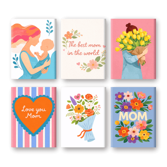 6 Mini Paintings | Fijne Moederdag Set