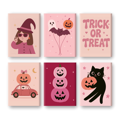 6 Mini Paintings | Trick Or Treat set