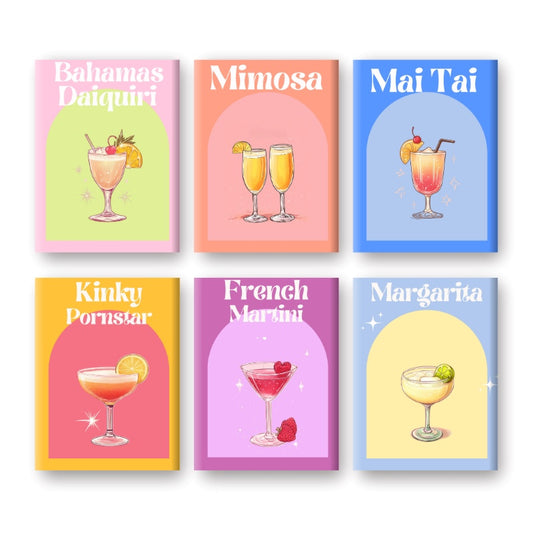 Schilder Op Nummers - 6 Mini Paintings | Girls Night Cocktail set