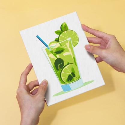 6 Mini Paintings | Zomer Cocktails set