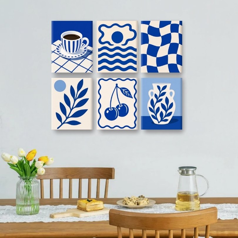 6 Mini Paintings | Egeïsche Dromen Set