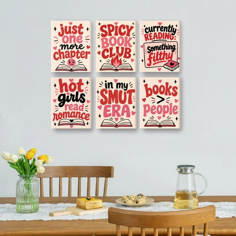 6 Mini Paintings | Spicy Boekenclub Set