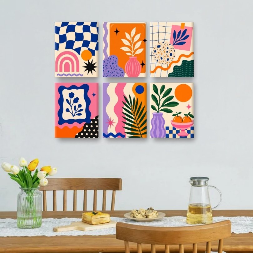 6 Mini Paintings | Gedurfd & Bloeiend Set