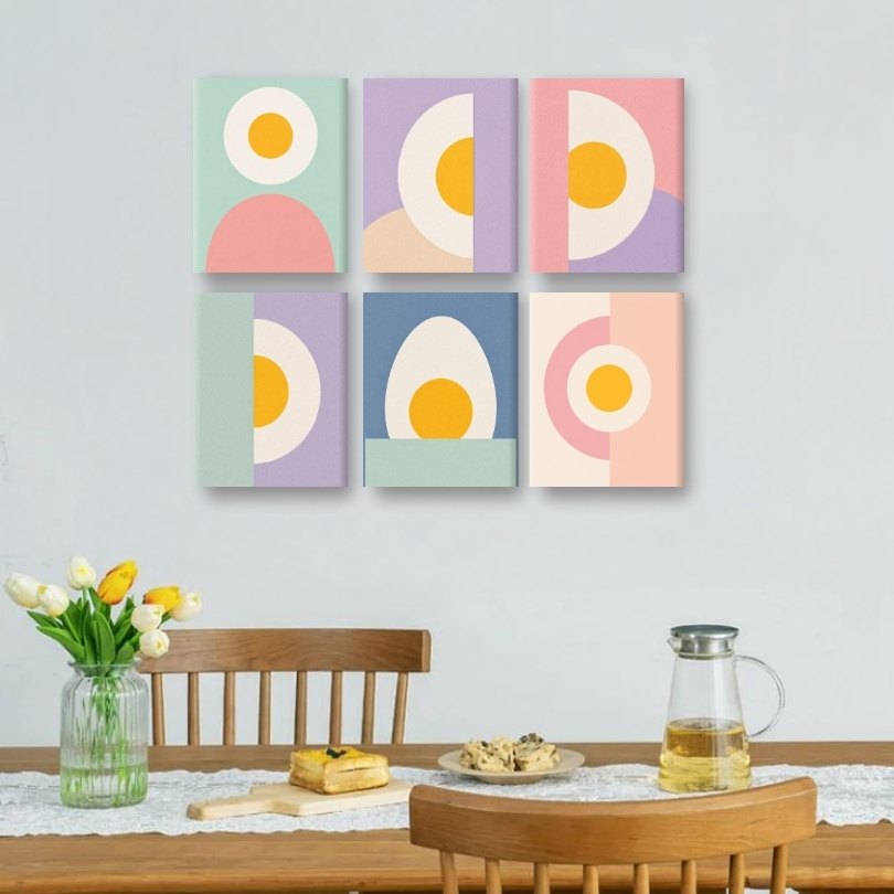 6 Mini Paintings | Bauhaus Dromen Set