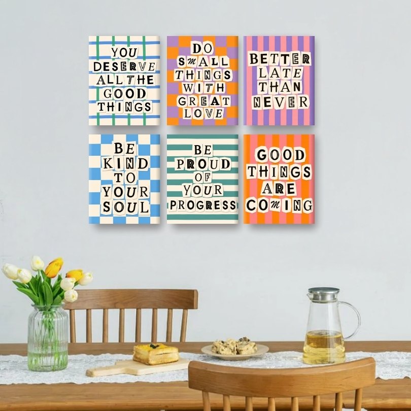 6 Mini Paintings | Good Things Are Coming Set