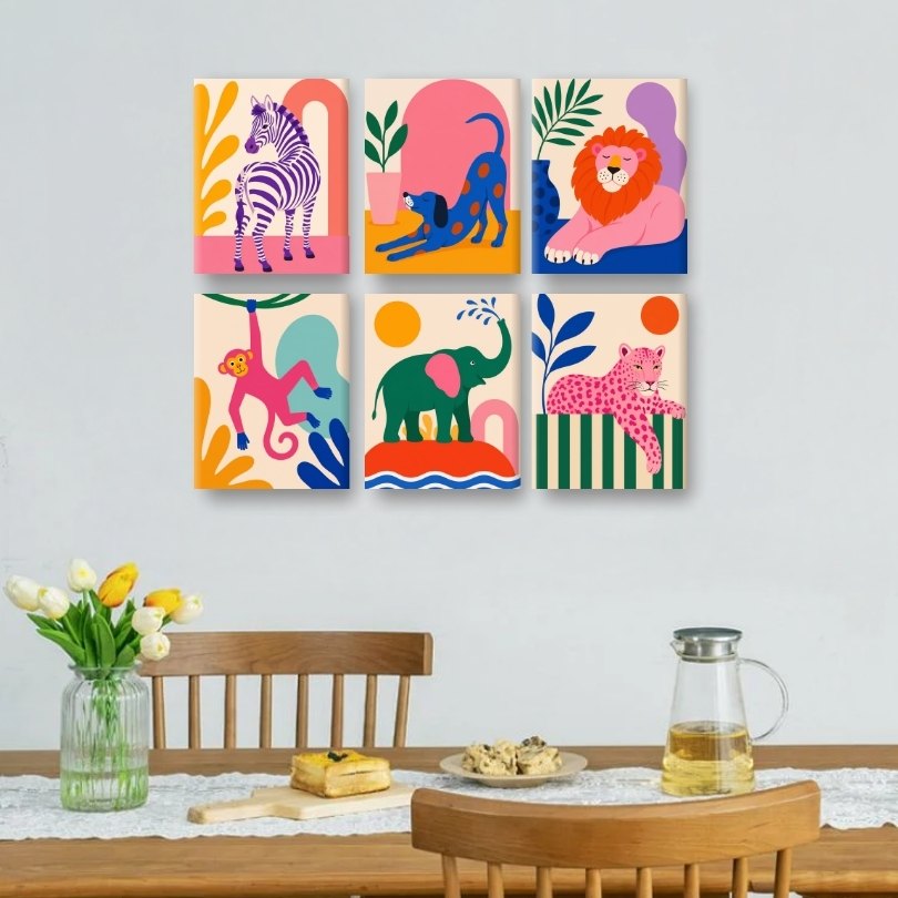 6 Mini Paintings | Wild & Gedurfd Set