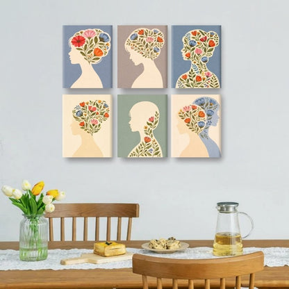 6 Mini Paintings | Bloemen Mind Set
