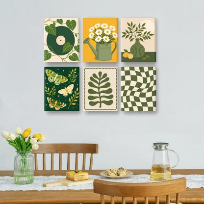 6 Mini Paintings | Maanlicht Tuin Set
