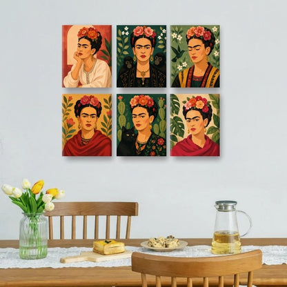 6 Mini Paintings | Viva Frida Set