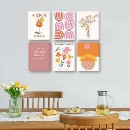 6 Mini Paintings | Bloei & Glans Set