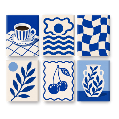 6 Mini Paintings | Egeïsche Dromen Set