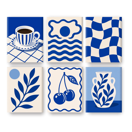 6 Mini Paintings | Egeïsche Dromen Set
