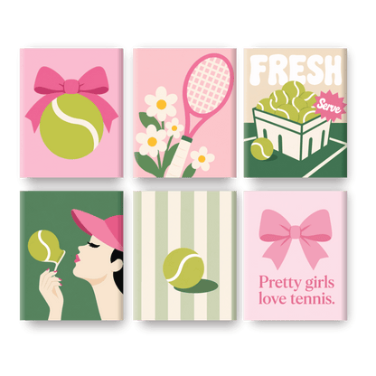 6 Mini Paintings | Fresh Serve Set