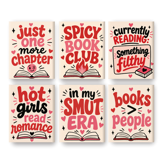 6 Mini Paintings | Spicy Boekenclub Set- Schilderen op nummers